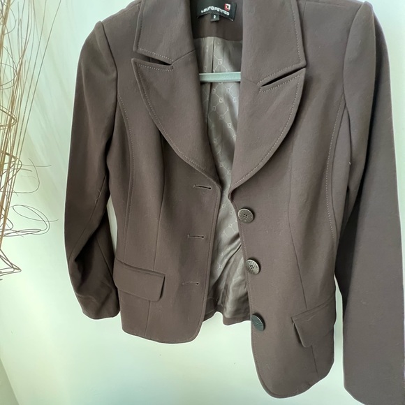 EUC Laura Petites Brown Blazer Size 2 - Picture 3 of 8